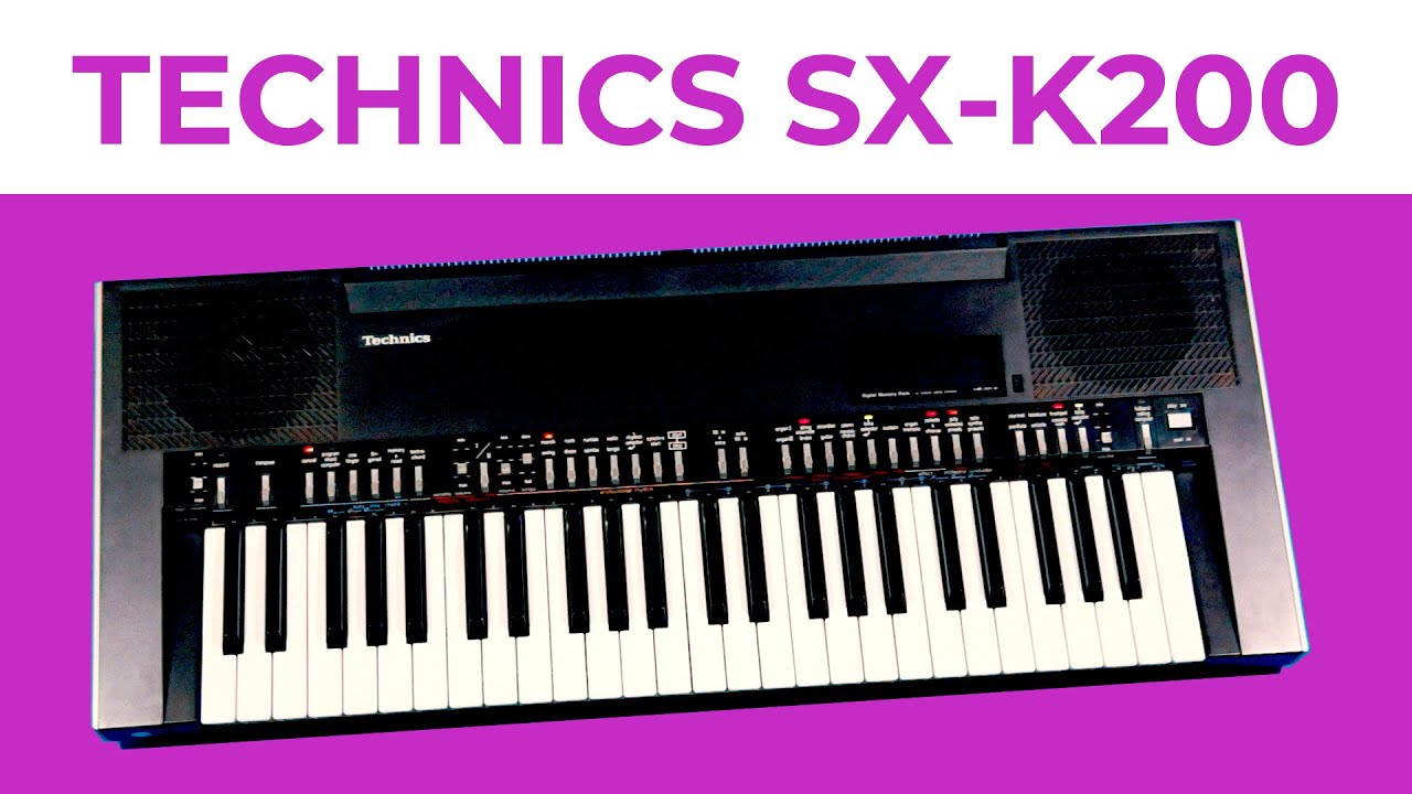 Technics SX-K200 keyboard demo