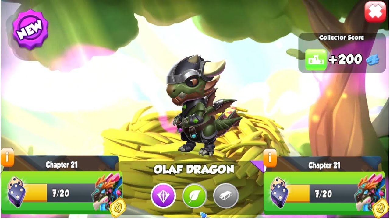 Hatched Olaf Dragon-Dragon Mania Legends | Momotu Chapter 21 (7/20) | DML