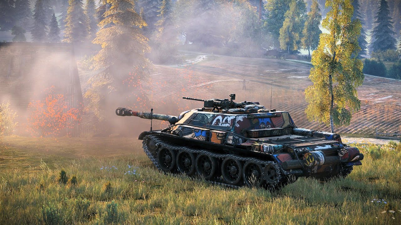 СУ-122 (1956): Страж Кустов - Мир Танков