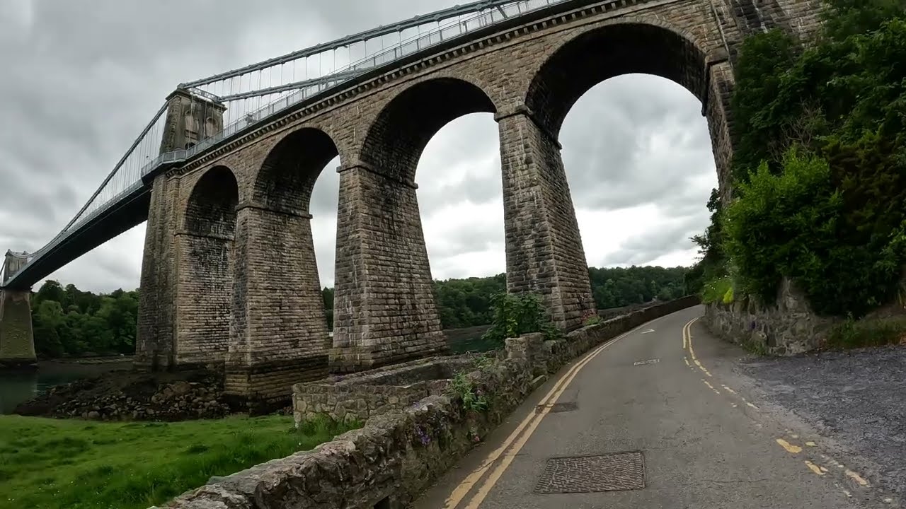 Exploring the famous Menai Bridge #engineering #vanlife