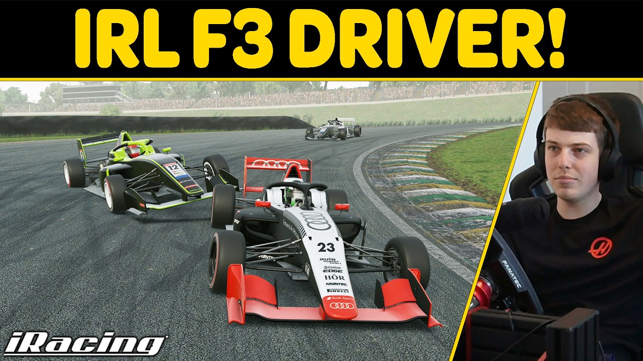 Соревнуйтесь с НАСТОЯЩИМ ПИЛОТОМ ФОРМУЛЫ-3! iRacing Super Formula Lights в Сан-Паулу.
