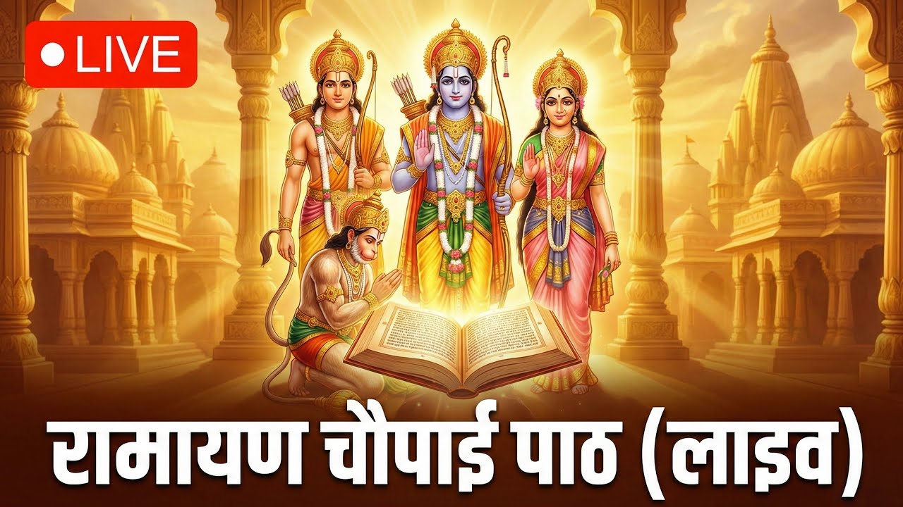 🔴 LIVE: आज मंगलवार रामायण चौपाई पाठ | हनुमान जी की कृपा के लिए अभी जुड़ें 🙏 Ramayan Chaupai Live
