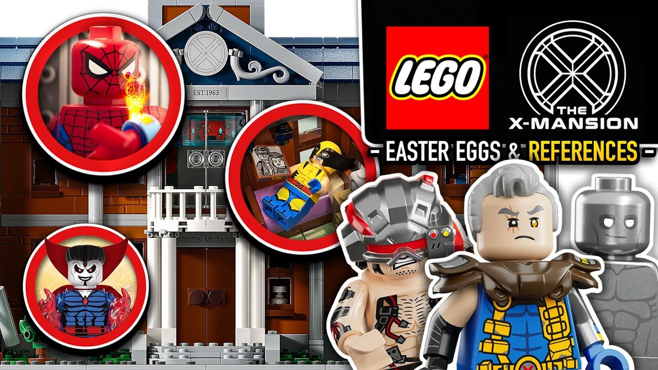 ВСЕ ОТСЫЛКИ И ПАСХАЛЬНЫЕ ЯЙЦА в LEGO X-Mansion