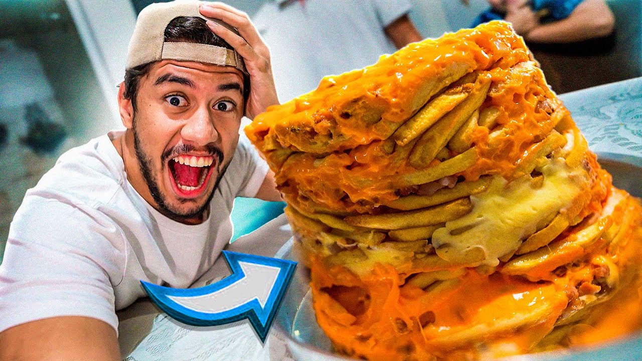FIZEMOS UMA TORRE GIGANTE DE BATATA FRITA