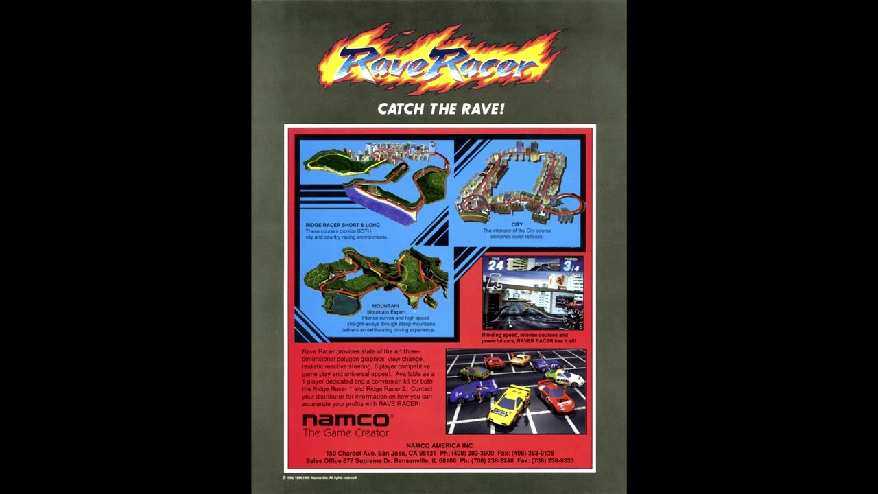 Rave Racer (Arcade, Namco System 22) - EXH* Notes (GS MIDI Cover)