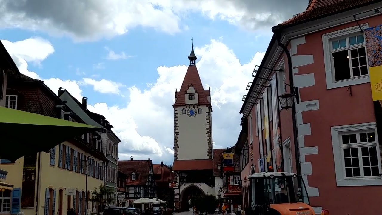Gengenbach: citt&agrave; tedesca molto bella e pittoresca con le sue case a graticcio( Baden-W&uuml;rttemberg)