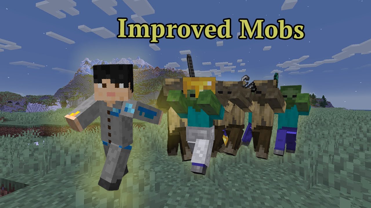 ОНИ СТАНОВЯТСЯ СИЛЬНЕЕ С КАЖДЫМ ДНЁМ! Майнкрафт Экспедиция в мод Improved Mobs
