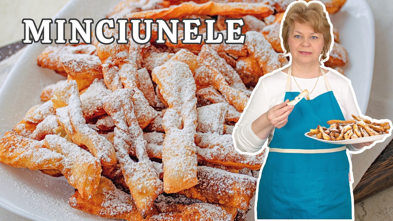 😍 MINCIUNELE subțiri și crocante din aluat fără drojdie - rețeta veche după Silvia Jurcovan