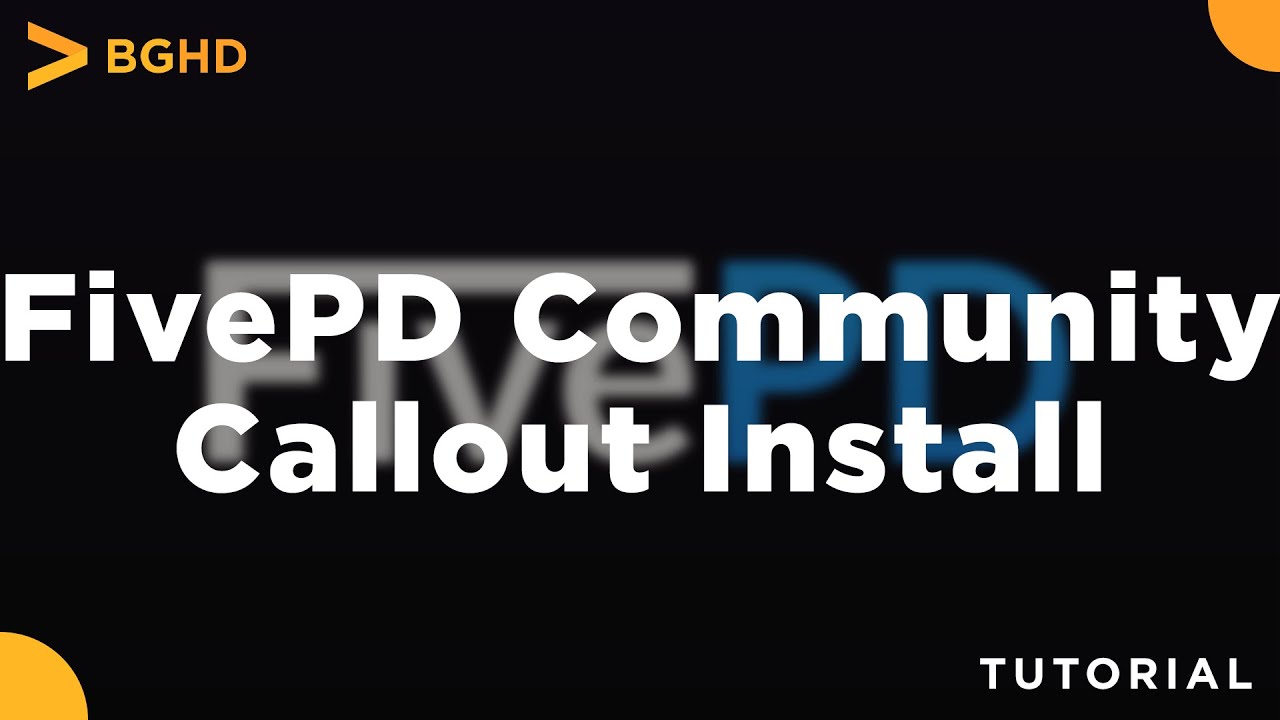 FivePD Community Callout Install - Tutorial