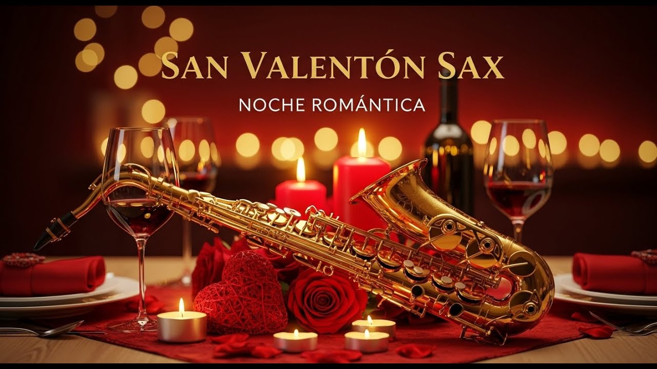 Sax Romántico para San Valentín: Boleros Suaves que Crean una Noche de Amor, Intimidad y Conexión