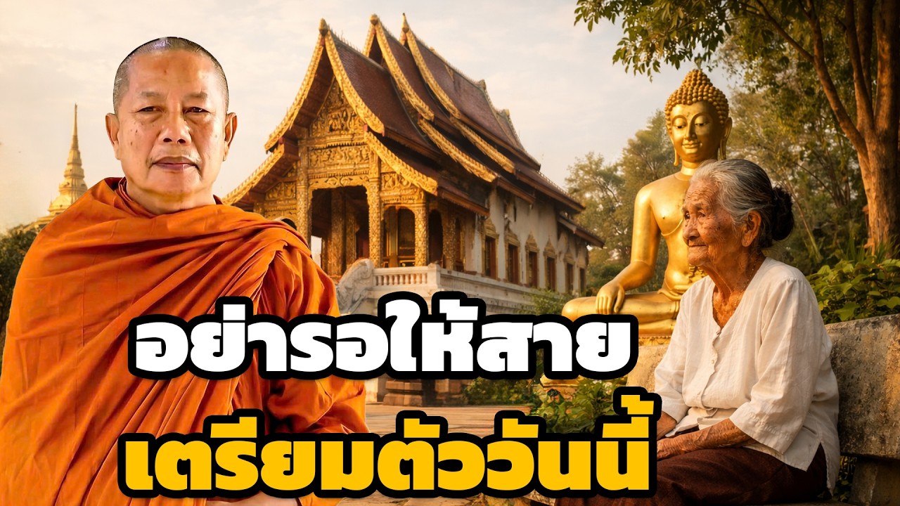 เตรียมใจให้พร้อม  เมื่อถึงเวลาตายก็ไม่กลัว  ธรรมะคลายทุกข์ พระมหาบุญช่วย ปัญญาวชิโร 1