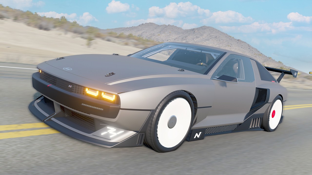 The BEST Concept Car EVER Is Now In BeamNG! Hyundai N74 Concept