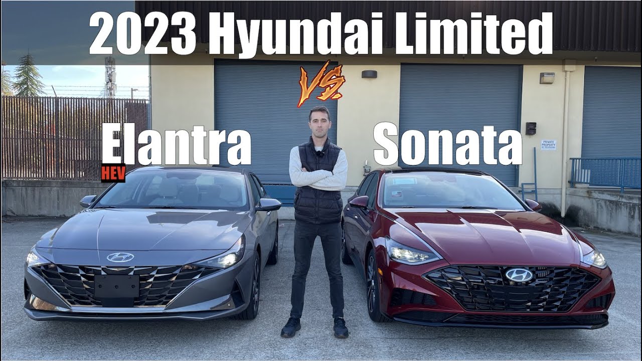 2023 Hyundai Sonata LIMITED vs Elantra LIMITED HEV
