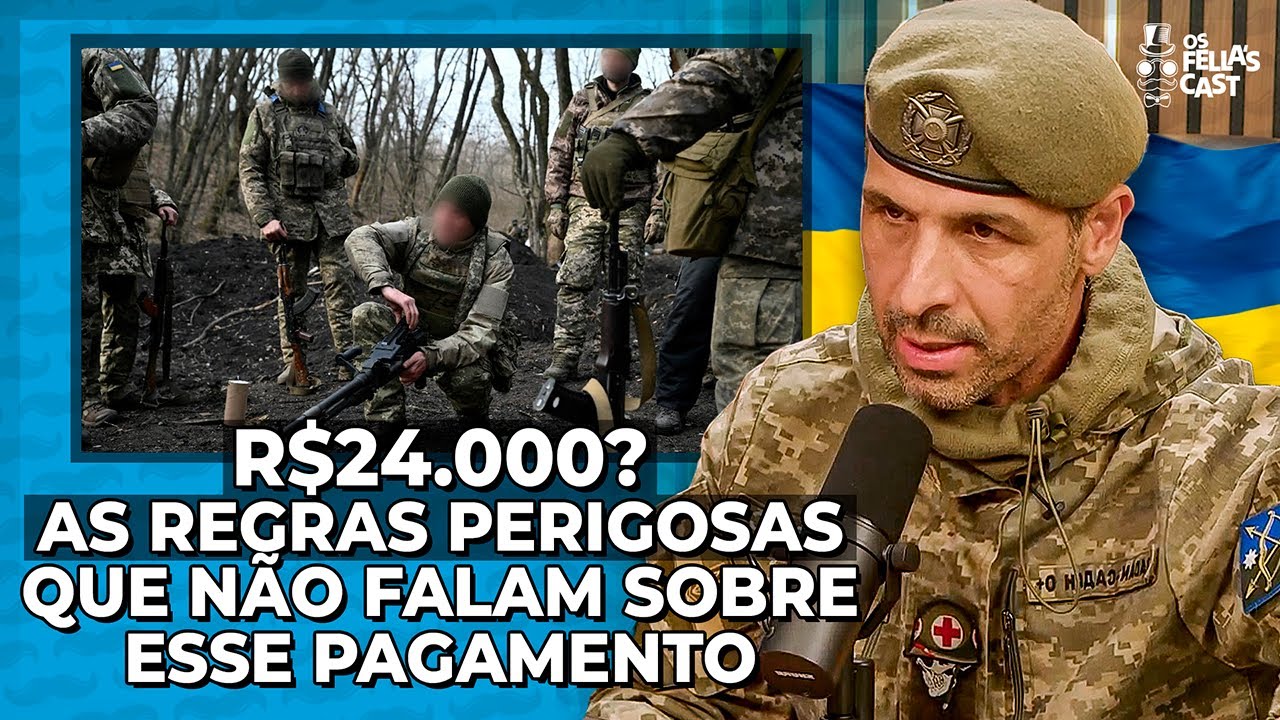 SALÁRIO REAL de ESTRANGEIROS na GUERRA da UCRÂNIA e o que ACONTECE se morrerem