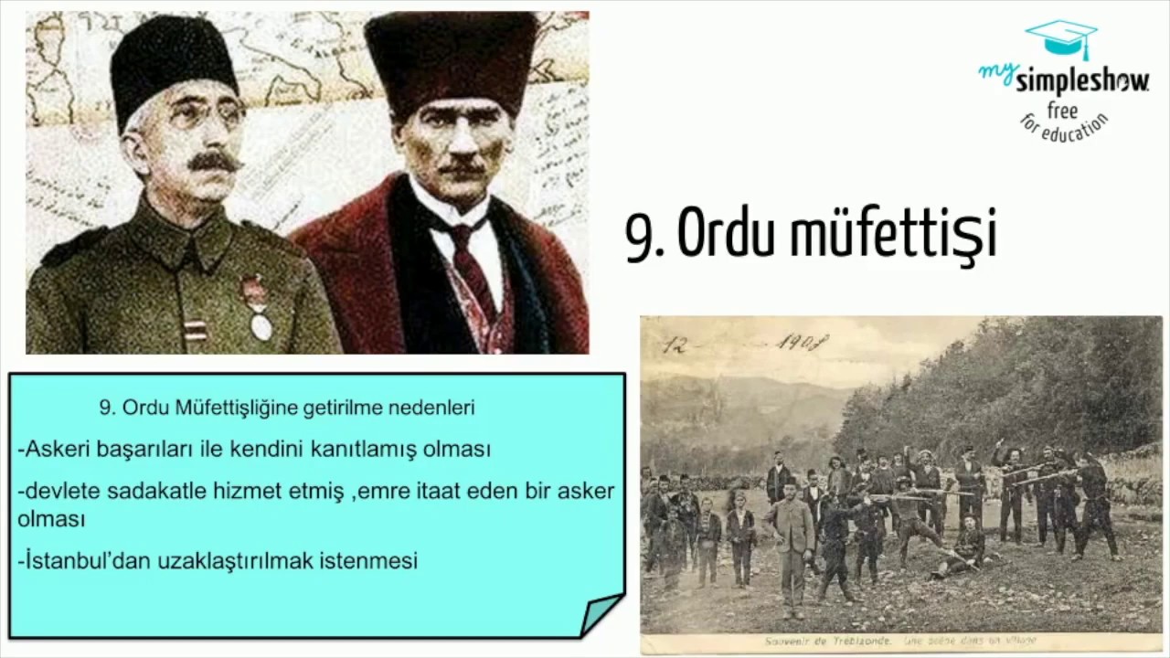 Mustafa Kemal'in Samsun'a Çıkışı ve Havza Genelgesi