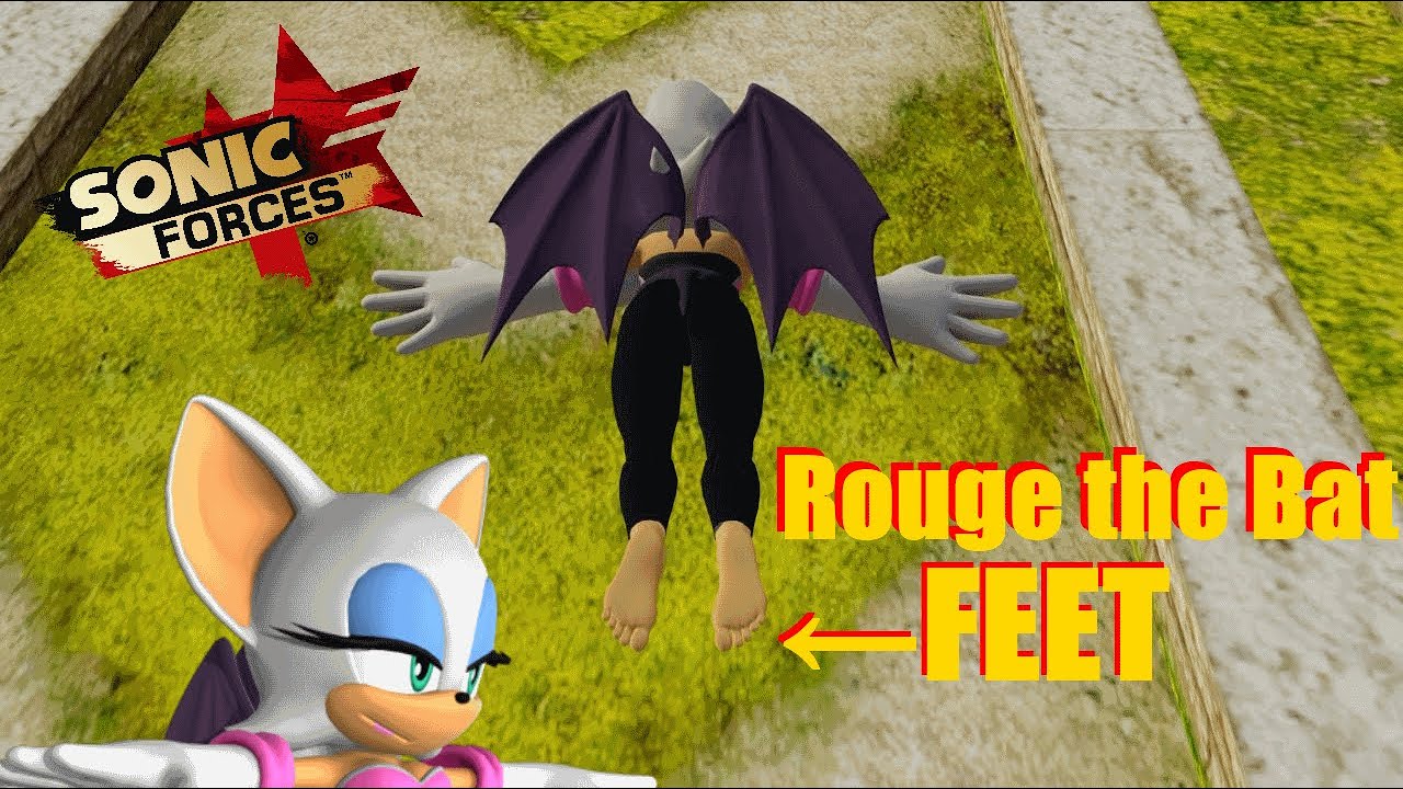Rouge the Bat Feet Sonic Forces Feet Dr.Eggman Knocks out Rouge for Feet [3DFeetSoles]
