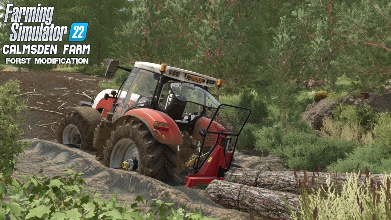 DÉBARDAGE 🌲 Steyr 6240 CVT & Tajfun EGV80 AHK | Farming Simulator 22 | Episode 5