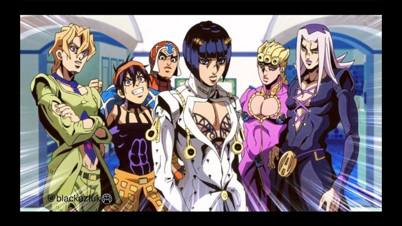 BLACK AF: Jojo's Bizarre Adventure Golden Wind Credits v2 FREEK N U AMV (Jojo Jodeci)