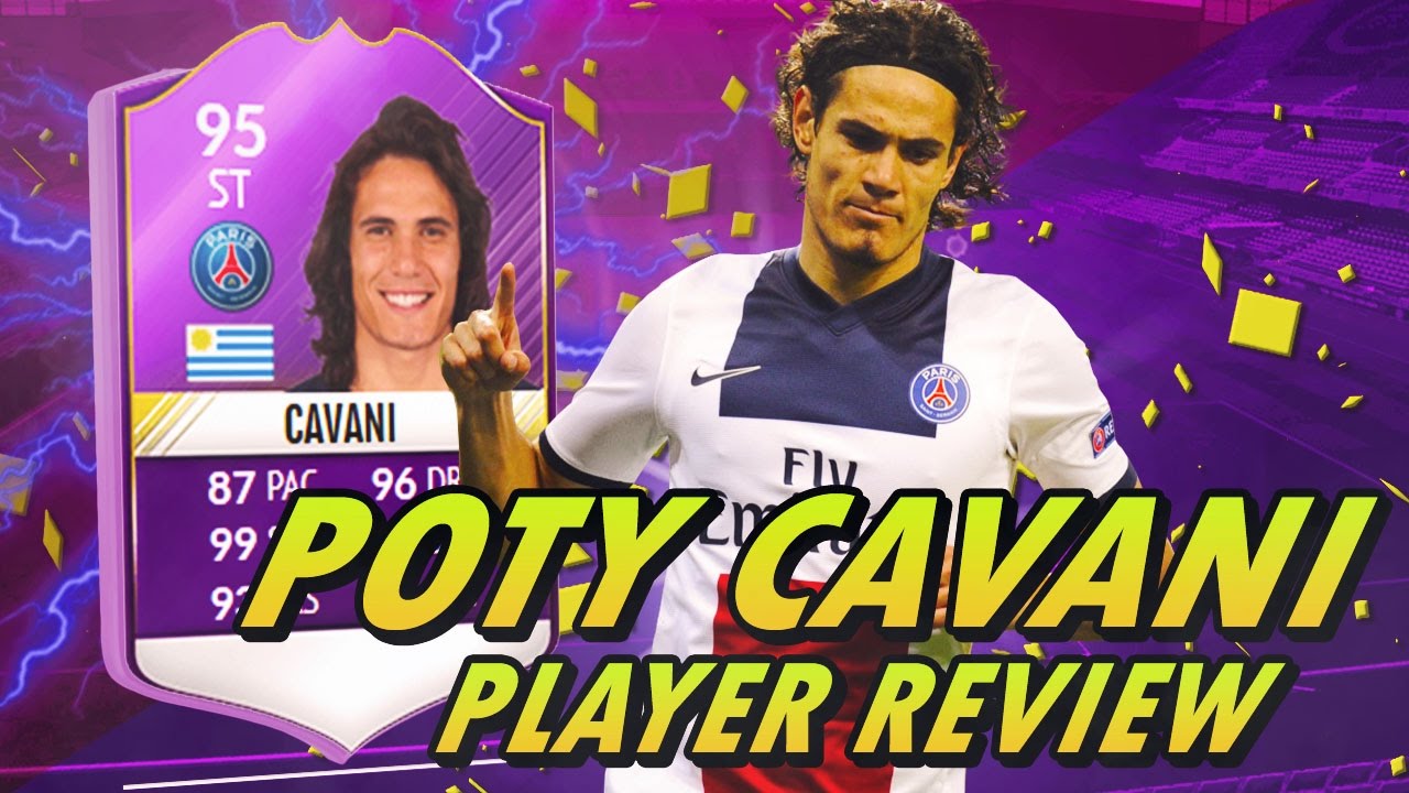 FIFA 17 UT - POTY Cavani (95) Player Review w/Gameplay & In-Game Stats