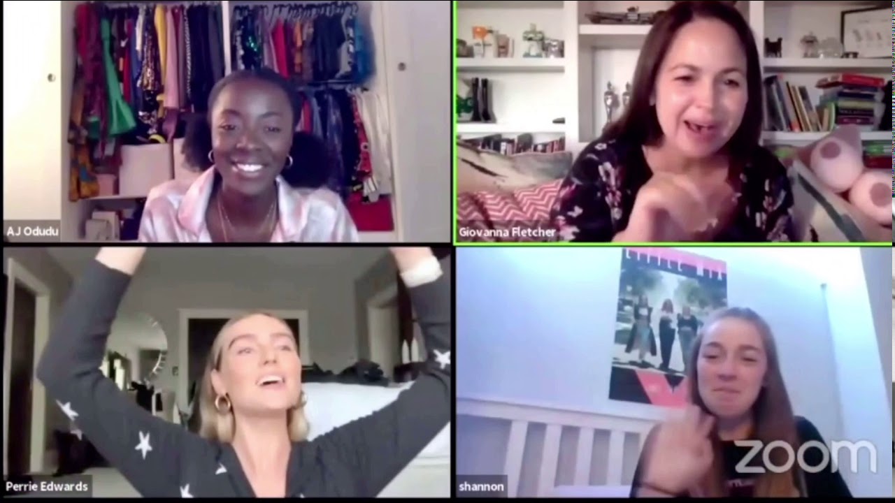 Perrie Edwards, Aj Odudu and Giovanna Fletcher Coppafeel Live stream