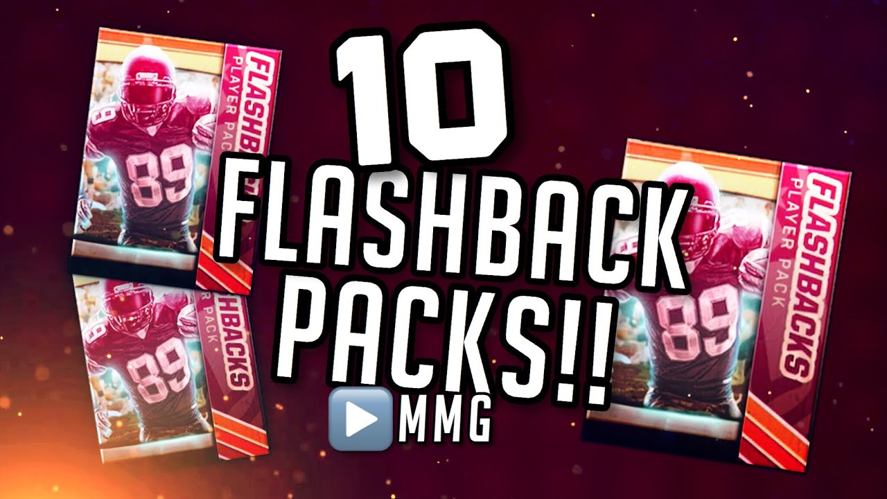 10 FLASHBACK PACKS! Madden Mobile