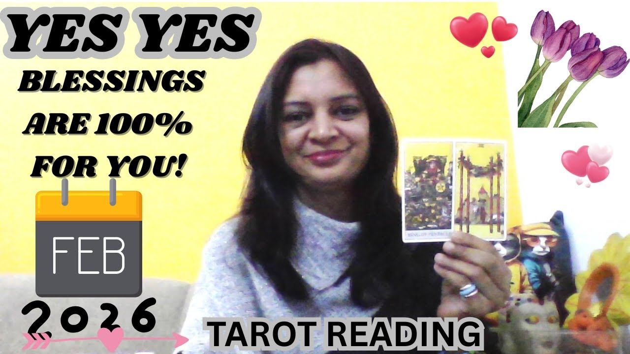 🔮✨What blessings are you receiving in February 2026?🩷❤️Collective | Tarot Reading Hindi