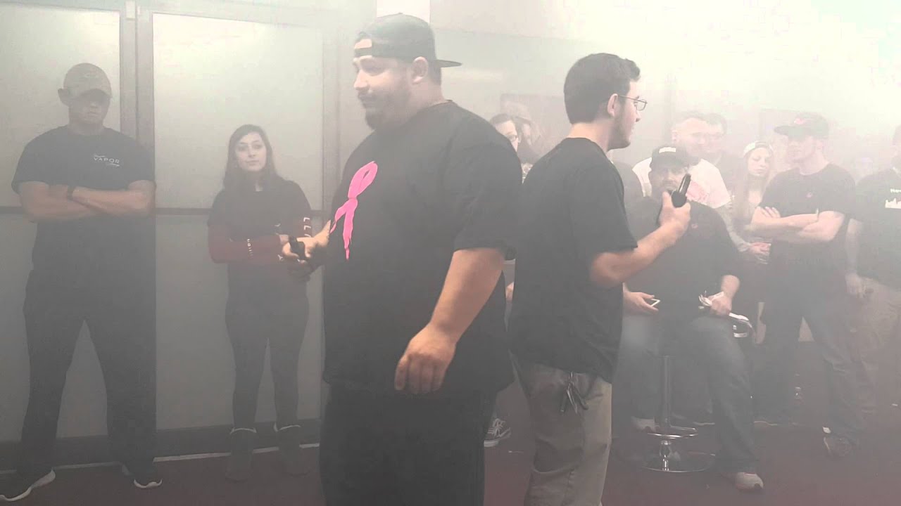 Bronx Vape Club chucking clouds.