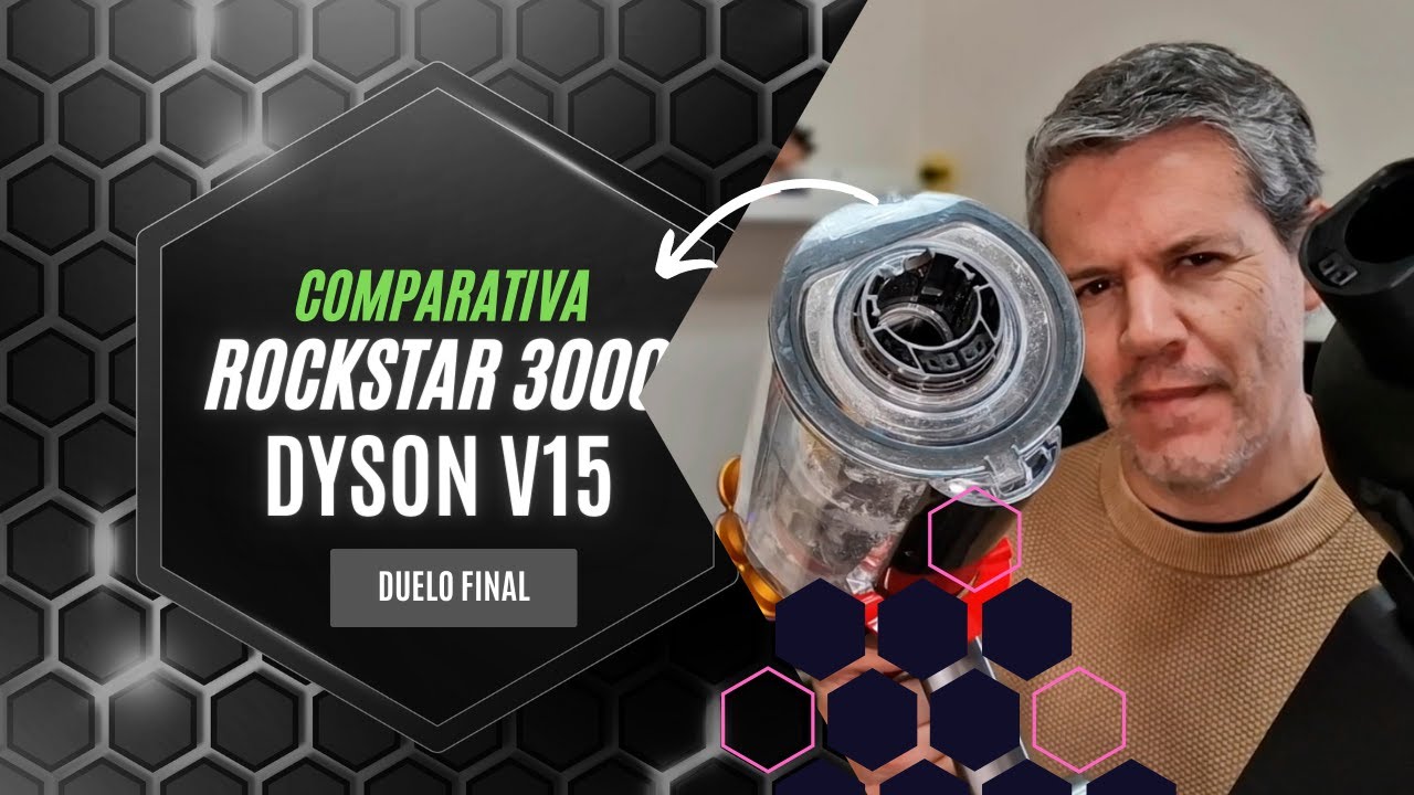 Duelo de titanes. Conga Rockstar 3000 Connected IA VS Dyson V15. Las mejores aspiradoras del mercado
