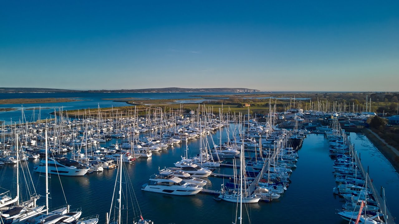 Lymington Harbour, New Forest (Drone 4K)