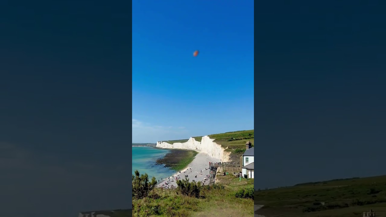 The Seven Sisters Cliff View  #shorts #beach #sevensisters #stunningnature