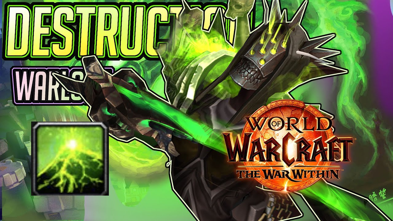 CHAOS BOLT Machine Gun |  Destruction Warlock TWW | The War Within Beta PVP
