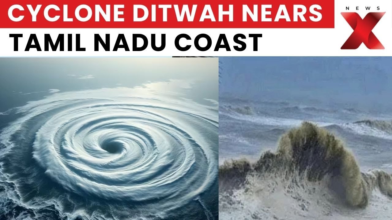 Cyclone Ditwah Latest Updates: Cyclone nears Tamil Nadu coast; NDRF Teams Deployed | NewsX