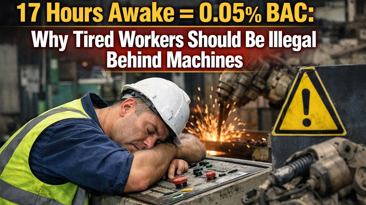 Would You Trust a Drunk Person With Heavy Equipment? Then Why Trust a Tired One?