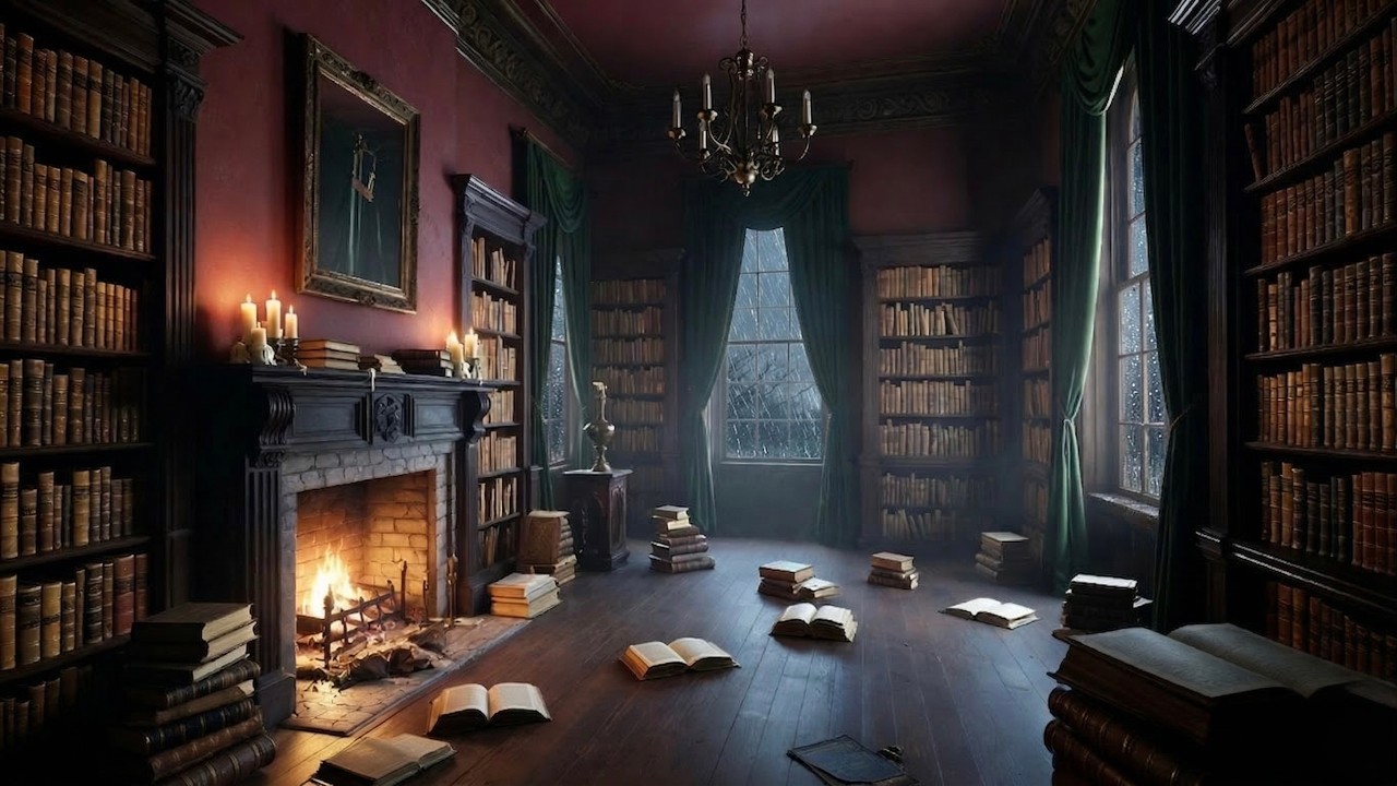 Dark Academia Ambience for Focus 🖋️ Faded Manuscripts (No Beats, No Lo-Fi)