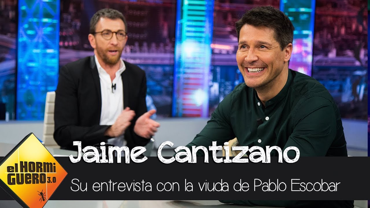 Jaime Cantizano opina sobre su entrevista con la viuda de Pablo Escobar - El Hormiguero 3.0