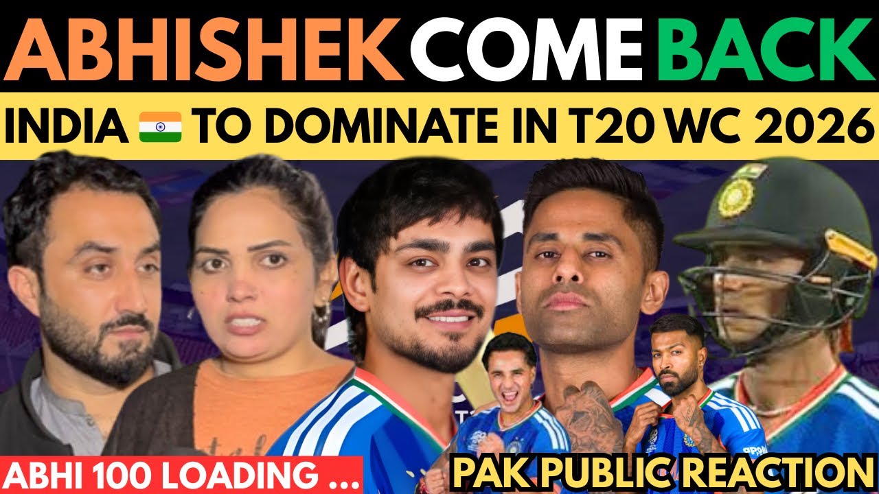 ABHISHEK COMEBACK 100 Loading ! IND🇮🇳 vs SA🇿🇦 ! Amir Says ABHISHEK IS SLOGGAR ! Pak jealous reaction