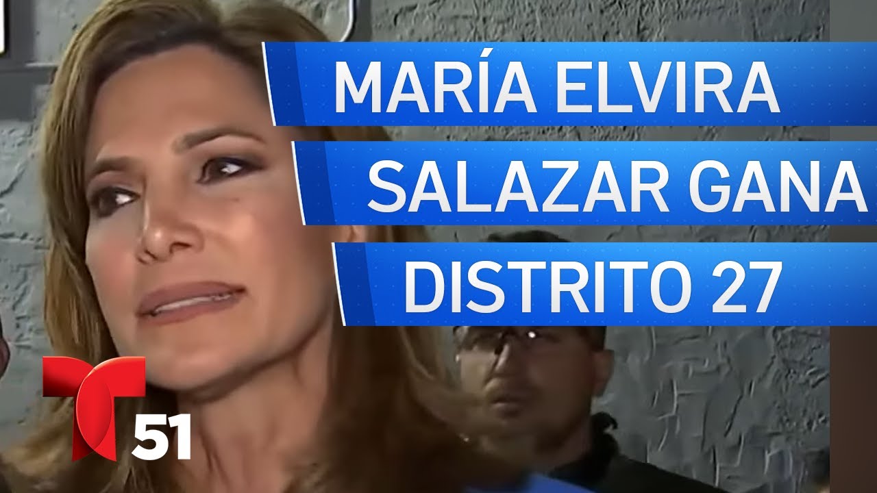 María Elvira Salazar celebra victoria por el Distrito 27