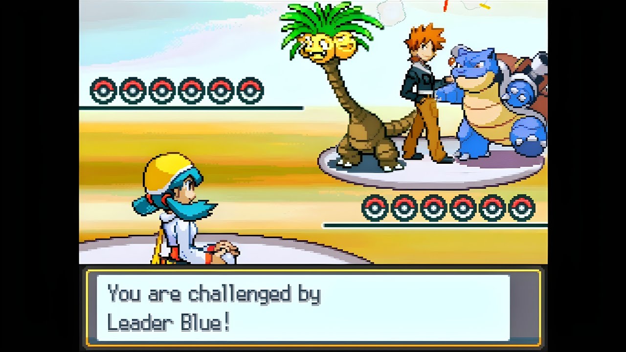 Pokemon Soothing Silver - Kanto Leader Blue @ Viridian City, Postgame (Singles, Hard Mode)