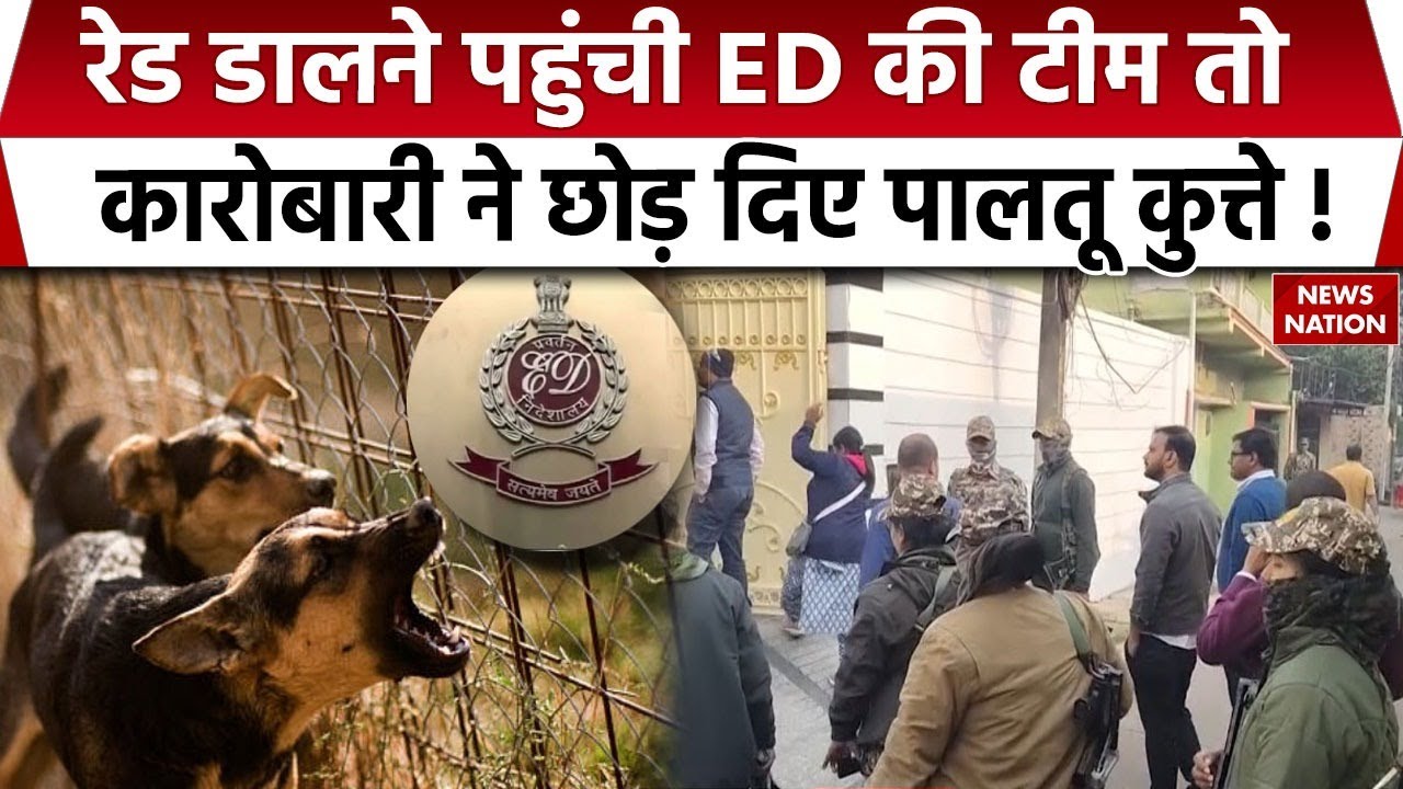 Dhanbad में Raid डालने पहुंचे ED की टीम पर कारोबारी LB Singh ने छोड़ दिए कुत्ते। Jharkhand। W.Bengal