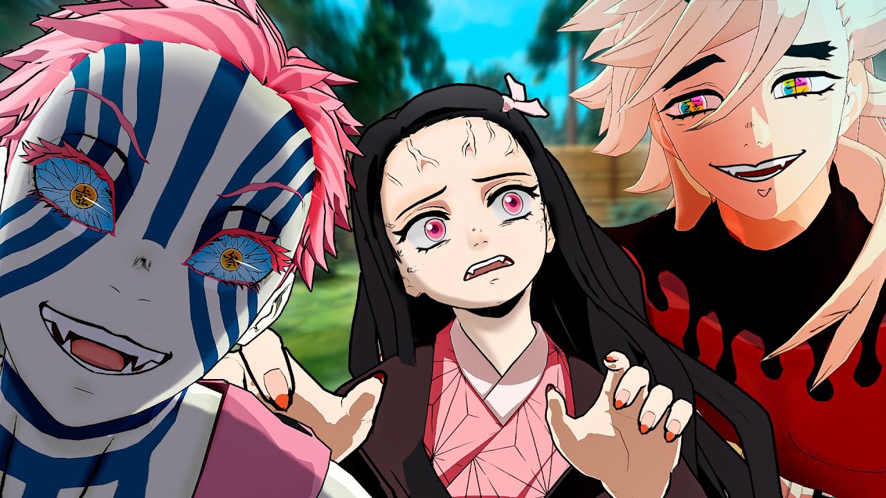 😈 DOUMA E AKAZA VÃO ATRÁS DA NEZUKO - Demon Slayer VR