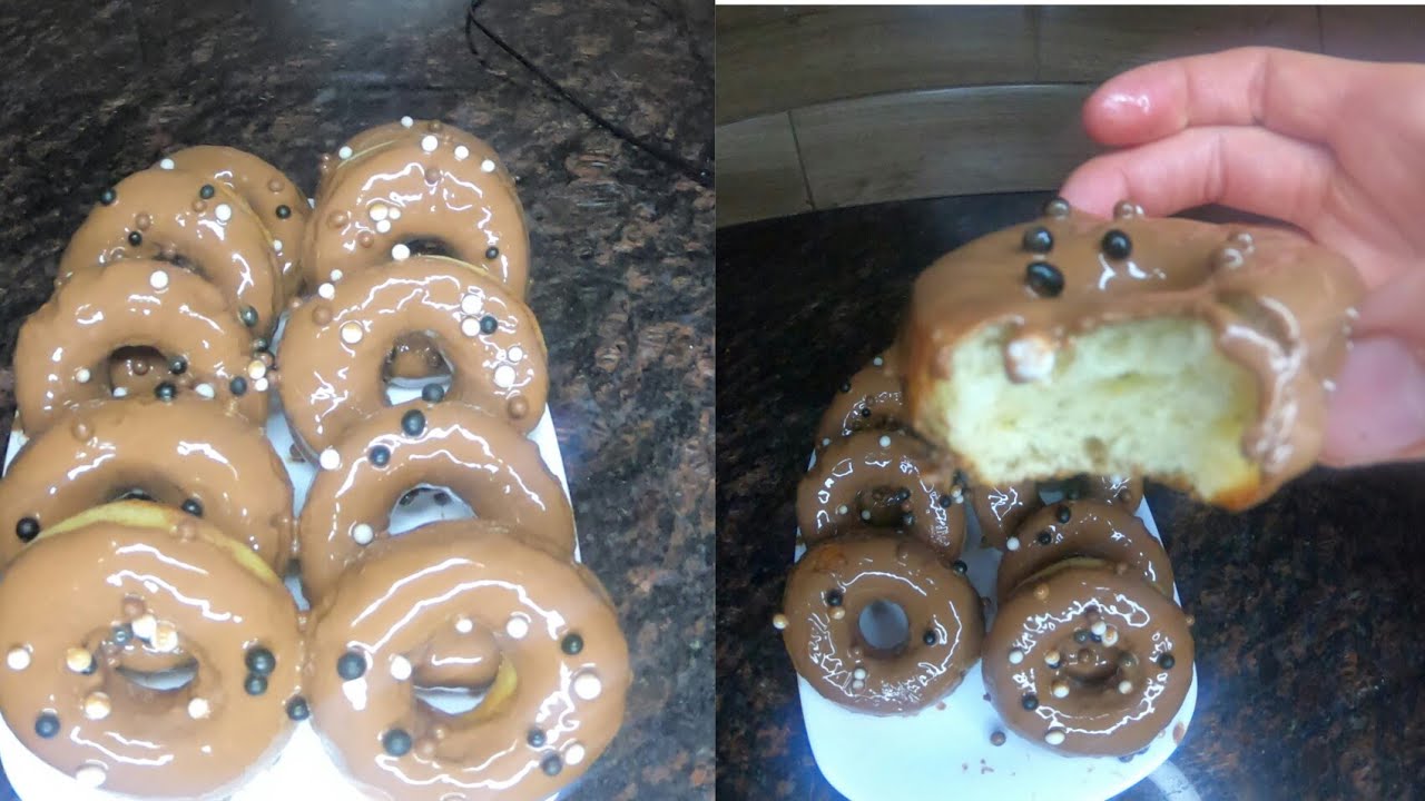 دونات 🍩 سهل  و خفيف كالقطن بابسط مكونات وموجودة في  كل بيت