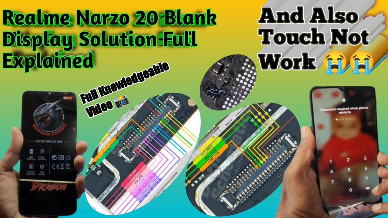Realme Narzo 20 Blank Display Solution||Realme Narzo 20 Touch Not working Solution 2023