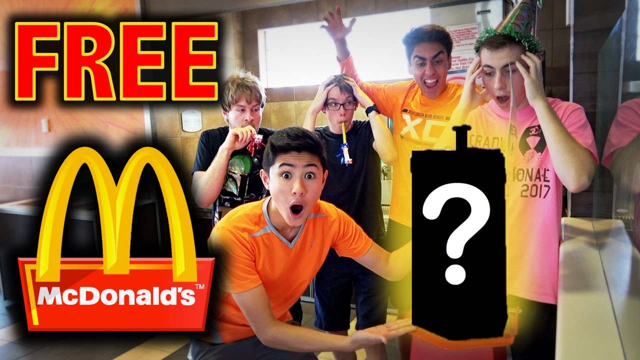 HOW TO WIN FREE FOOD AT MCDONALDS!! **LIFE HACKS**