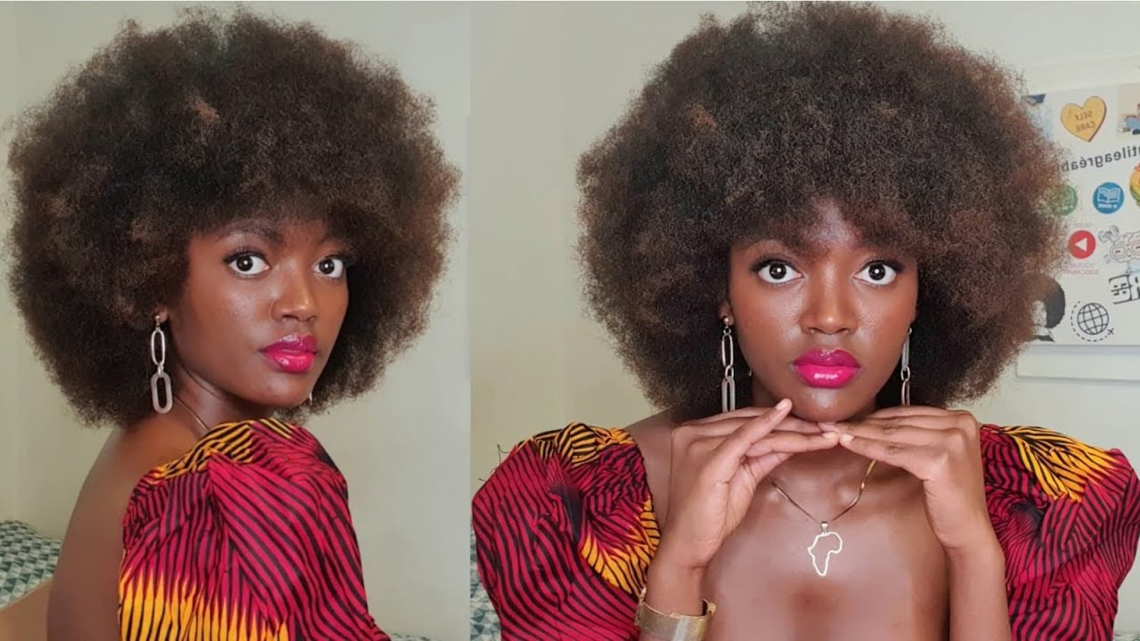 COMMENT faire un AFRO TOUT ROND sans casse sur CHEVEUX CREPUS?