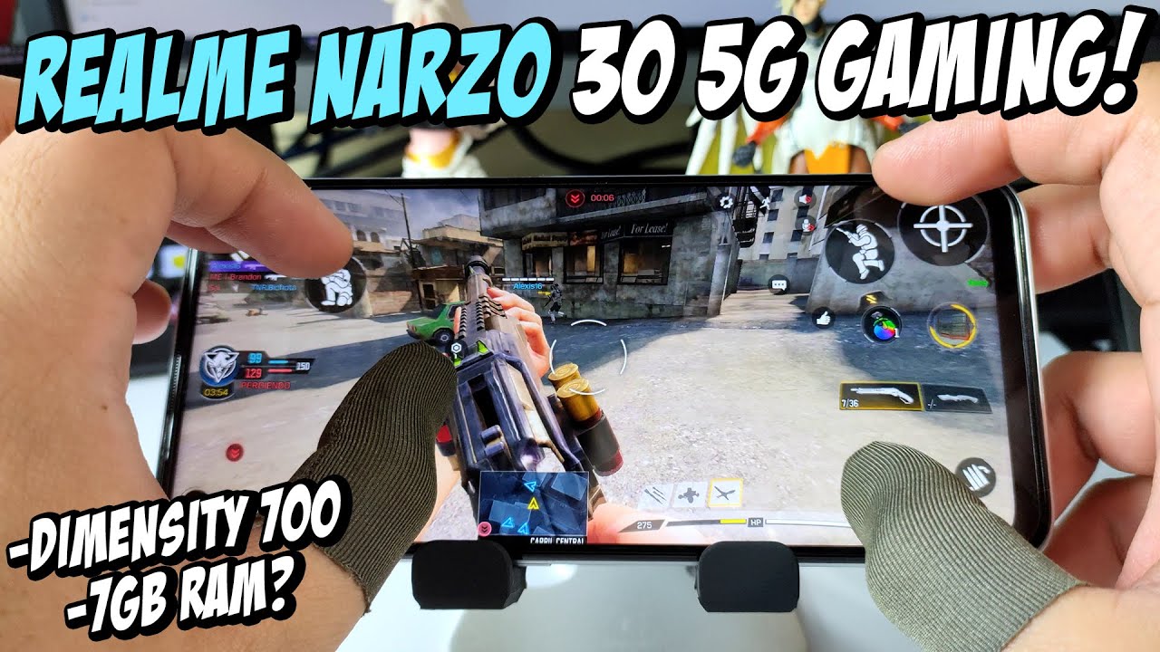 REALME NARZO 30 5G GAMING REVIEW EN ESPAÑOL | DIMENSITY 700 RENDIMIENTO
