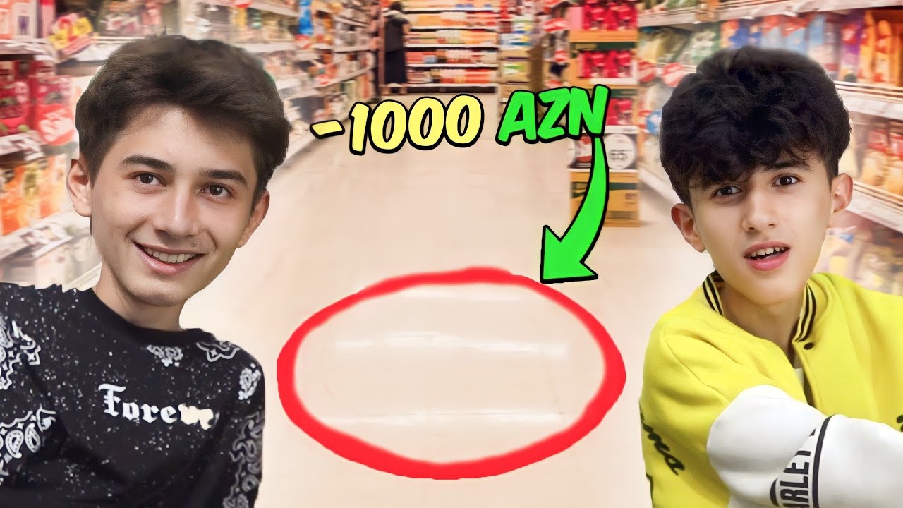 DAİRƏYƏ QOYDUĞUN HƏR ŞEYİ ALIRAM !? ( - 1000 AZN 🤑 )
