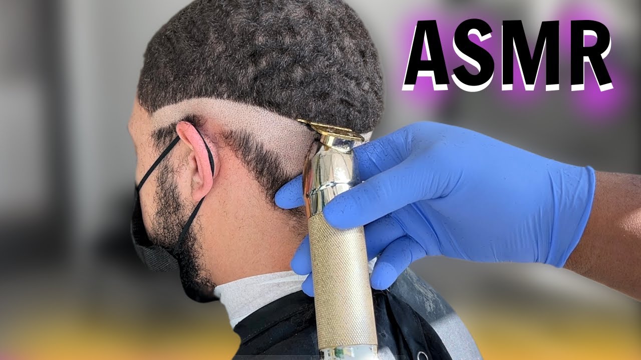 ASMR HAIRCUT / ONLY CLIPPER SOUNDS / BALD FADE  🔱 TRANSFORMATION🔱