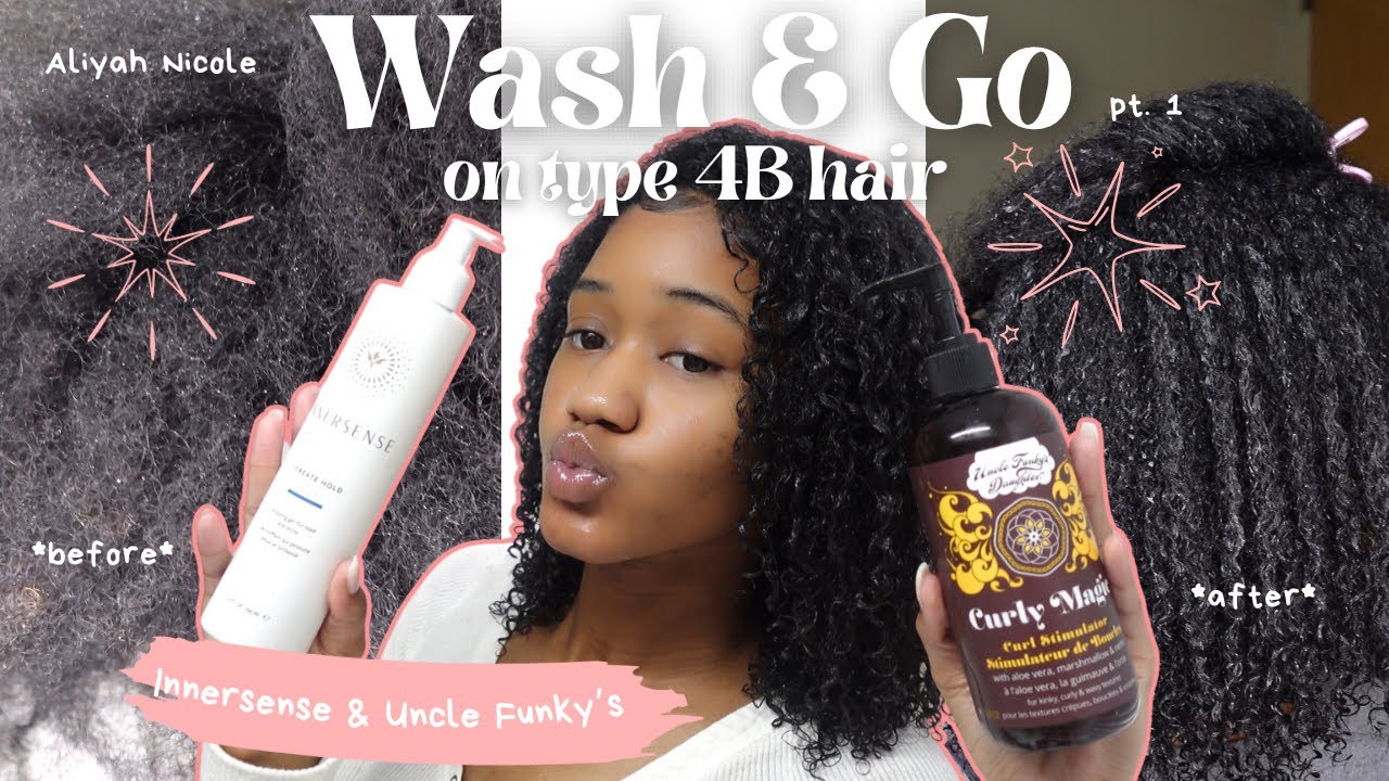 Wash and Go on TYPE 4 NATURAL HAIR | Innersense ‘I Create Hold’ & Uncle Funky’s Curl Magic