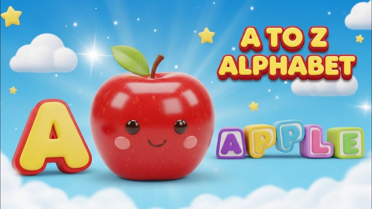 A to Z Alphabet Song for Kids 🎵 | ABC Nursery Rhymes | Learn Letters with Fun | Kiddie Tunes TV