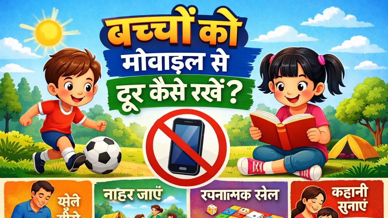 बच्चों को मोबाइल से कैसे दूर रखे 